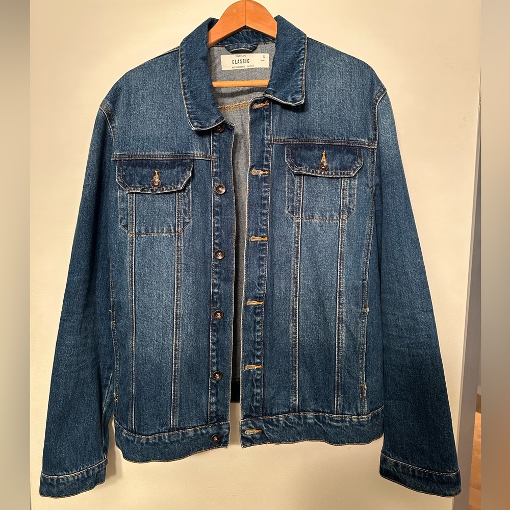 Topman classic men’s denim jacket